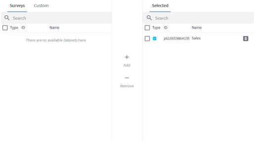 Adding data sources to the report