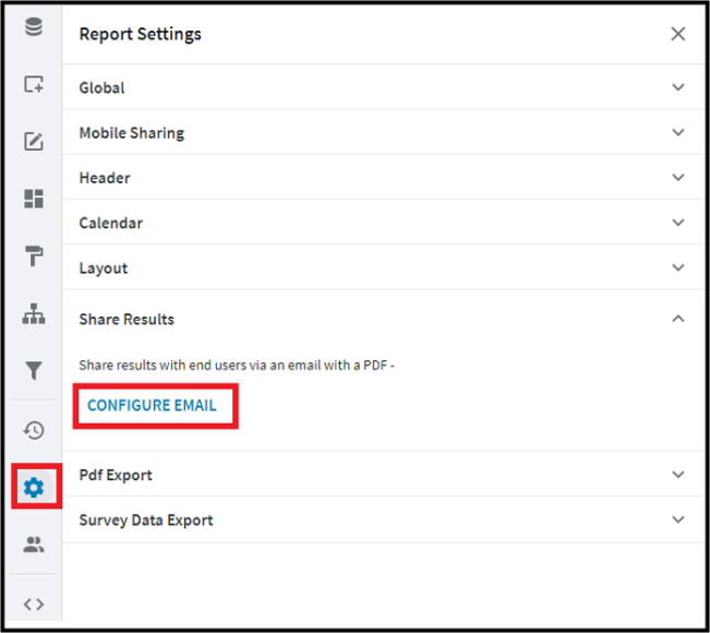 Where to start a scheduled PDF export