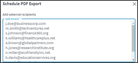 Adding external recipients