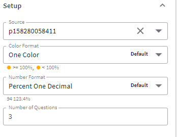 Drop off widget properties