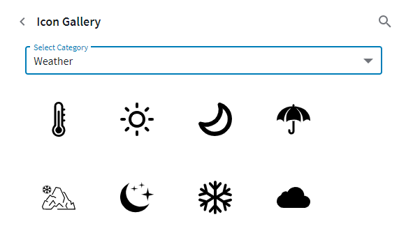 The icon library