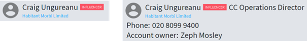 Example of a title widget